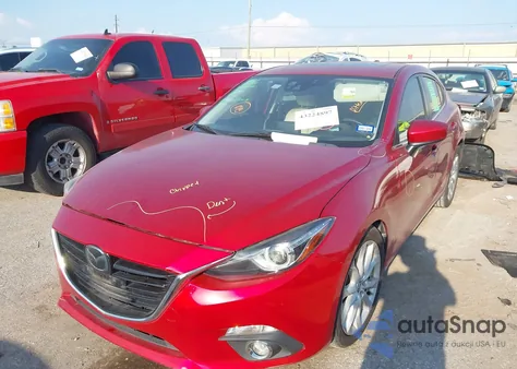 2015 Mazda Mazda3 S Grand Touring из США, поврежденный, VIN JM1BM1M31F1263060
